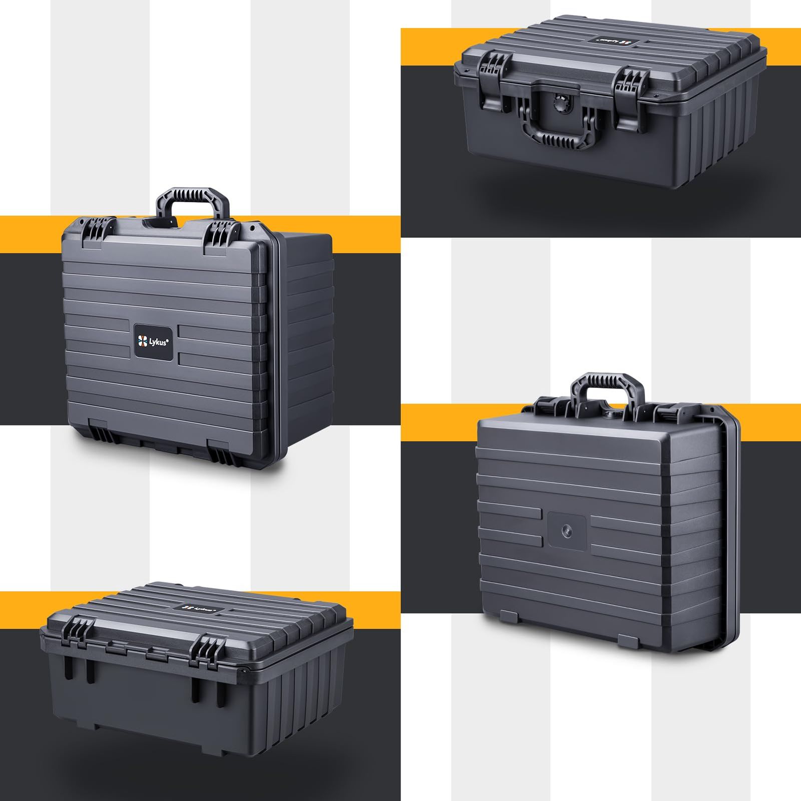 格子状カットスポンジが内蔵 内寸