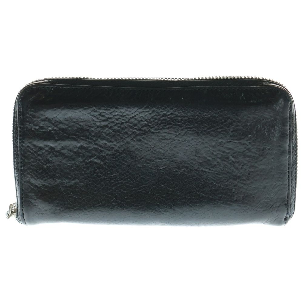 CHROME HEARTS クロムハーツ REC F ZIP 3クロス ラウンドジップレザーウォレット 財布 ブラック BCA368