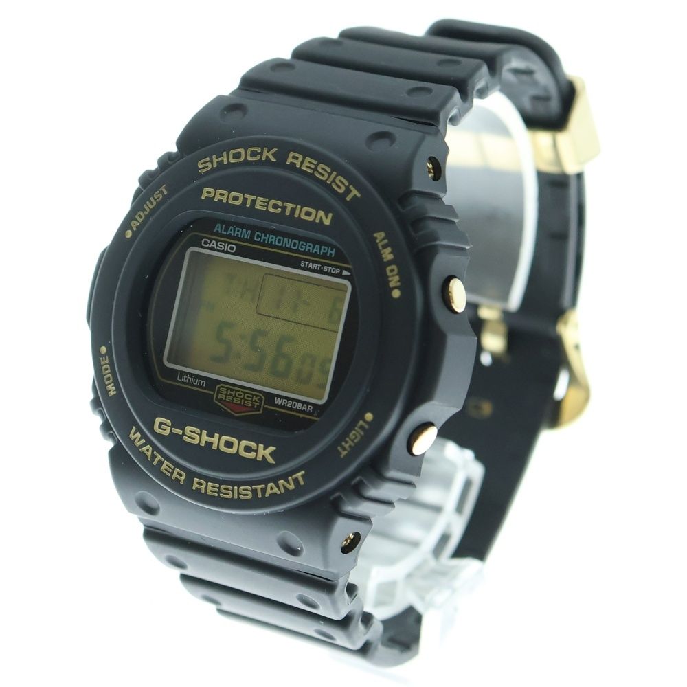  CASIO G SHOCK カシオ ジーショック 35 TH 35周年記念 モデル 腕時計 ウォッチ ブラック ゴールド DW 5735 D 1 BJR その他 時計
