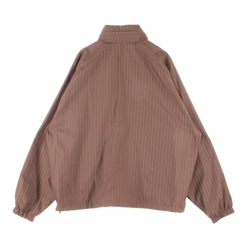 SUPREME シュプリーム 24AW Reflective Pinstripe Track Jacket リフレクティブ ストライプ トラックジャケット ブラウン