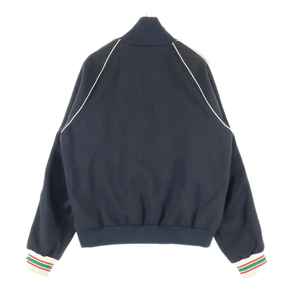 GUCCI グッチ GGジャージー ジャガード ジップアップジャケット ブラック 662270