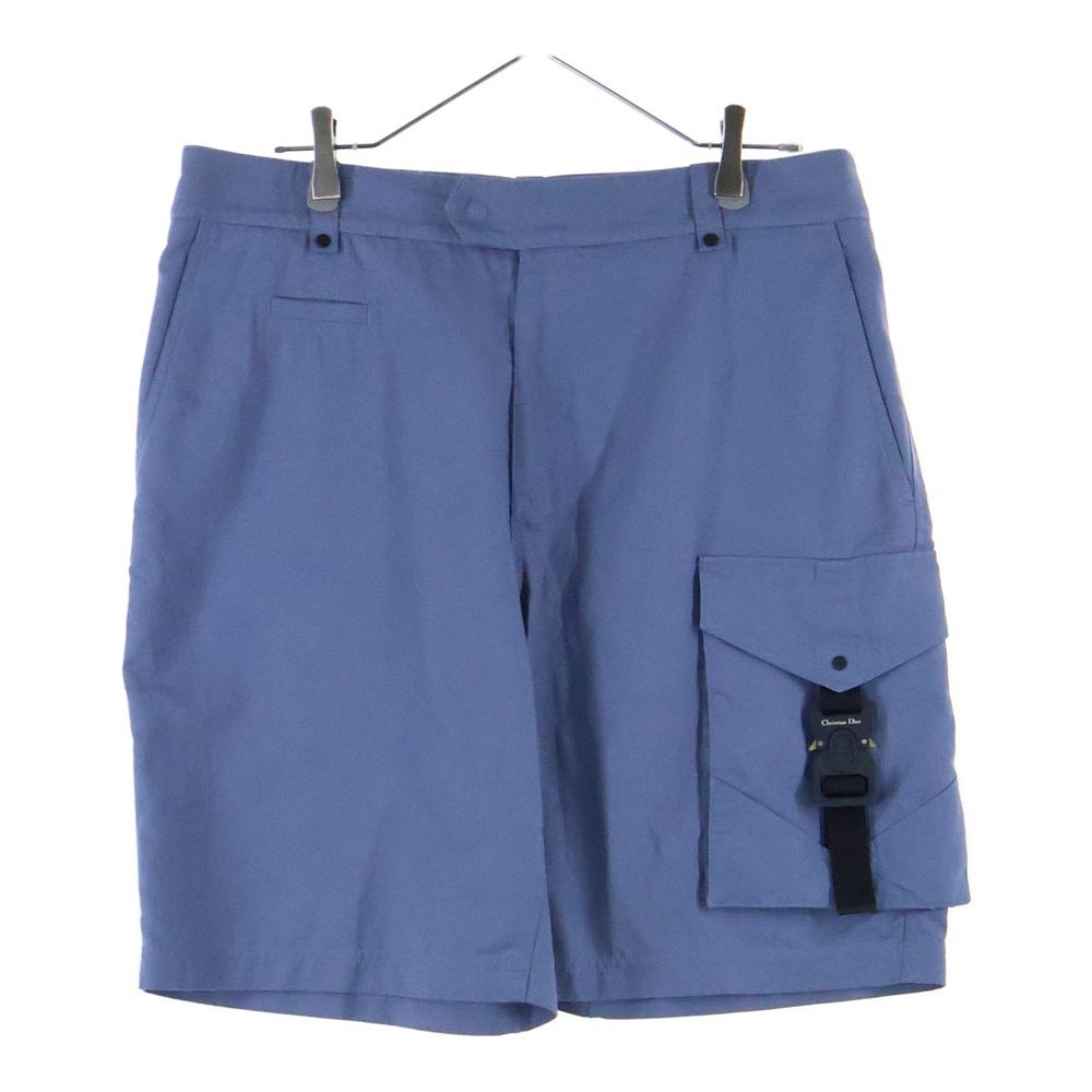 DIOR ディオール ×ALYX 21SS コットンファイユCDバックルショーツ ブルー 193C151A4451