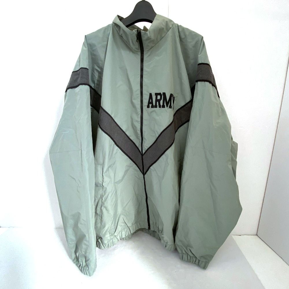 03w21949 US ARMY IPFU Jacket ロゴ ナイロントレーニングジャケット サイズXL メンズ アメカジ アウター