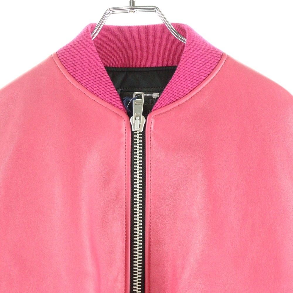 PRADA プラダ 21AW Oversized nappa leather bomber jacket オーバーサイズ ナッパ ボンバージャケット ピンク 58A079 1ZFE ODELLYA_COM