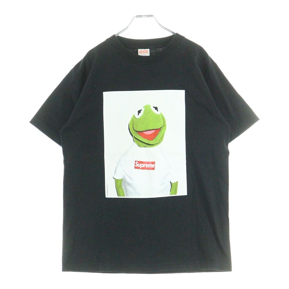 SUPREME シュプリーム 08SS Kermit The Frog Tee カーミット ザ フロッグ プリント クルーネック 半袖Tシャツ カットソー ブラック