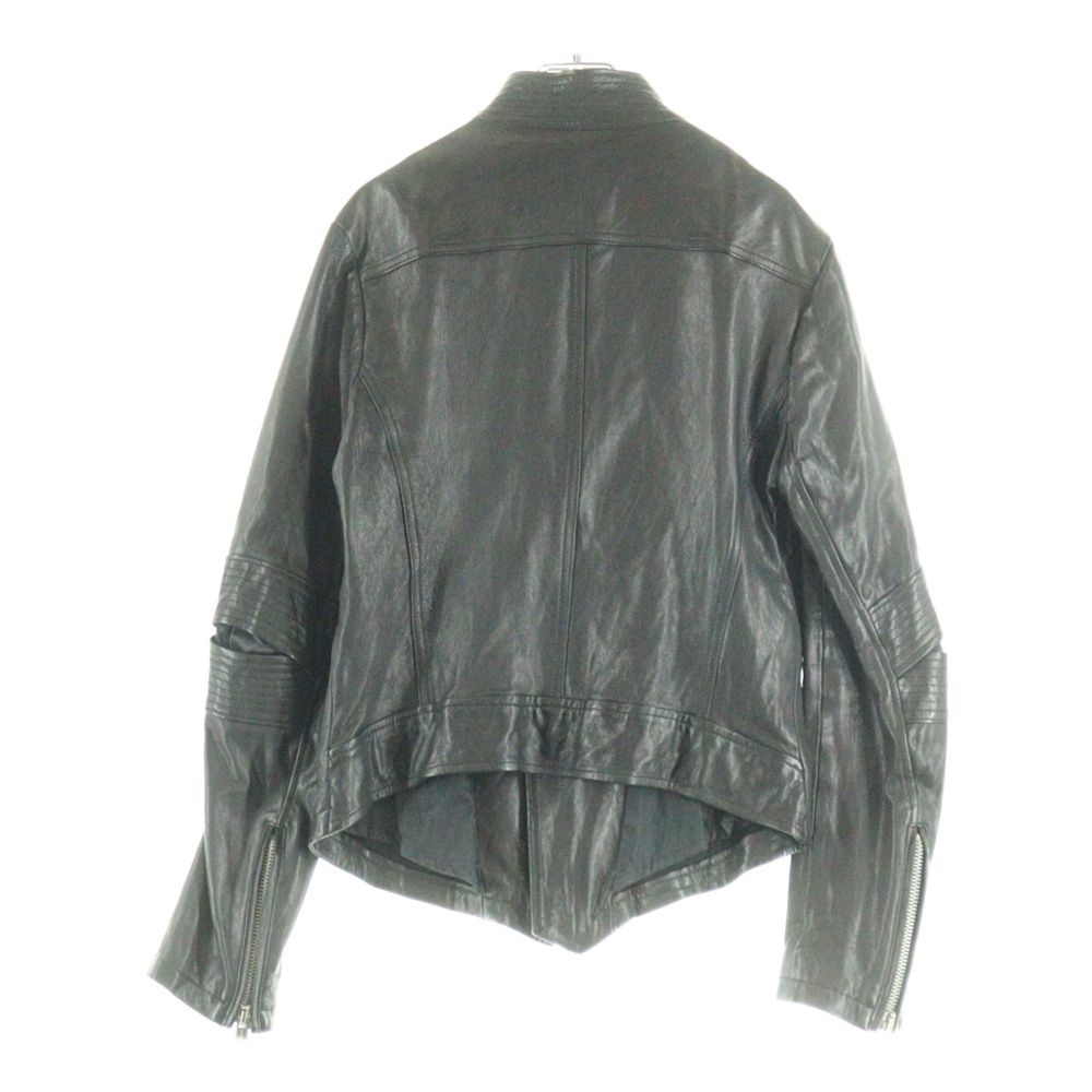 DIET BUTCHER SLIM SKIN ダイエットブッチャー スリムスキン 10SS THORN レザー ダブルジップライダースジャケット ブラック