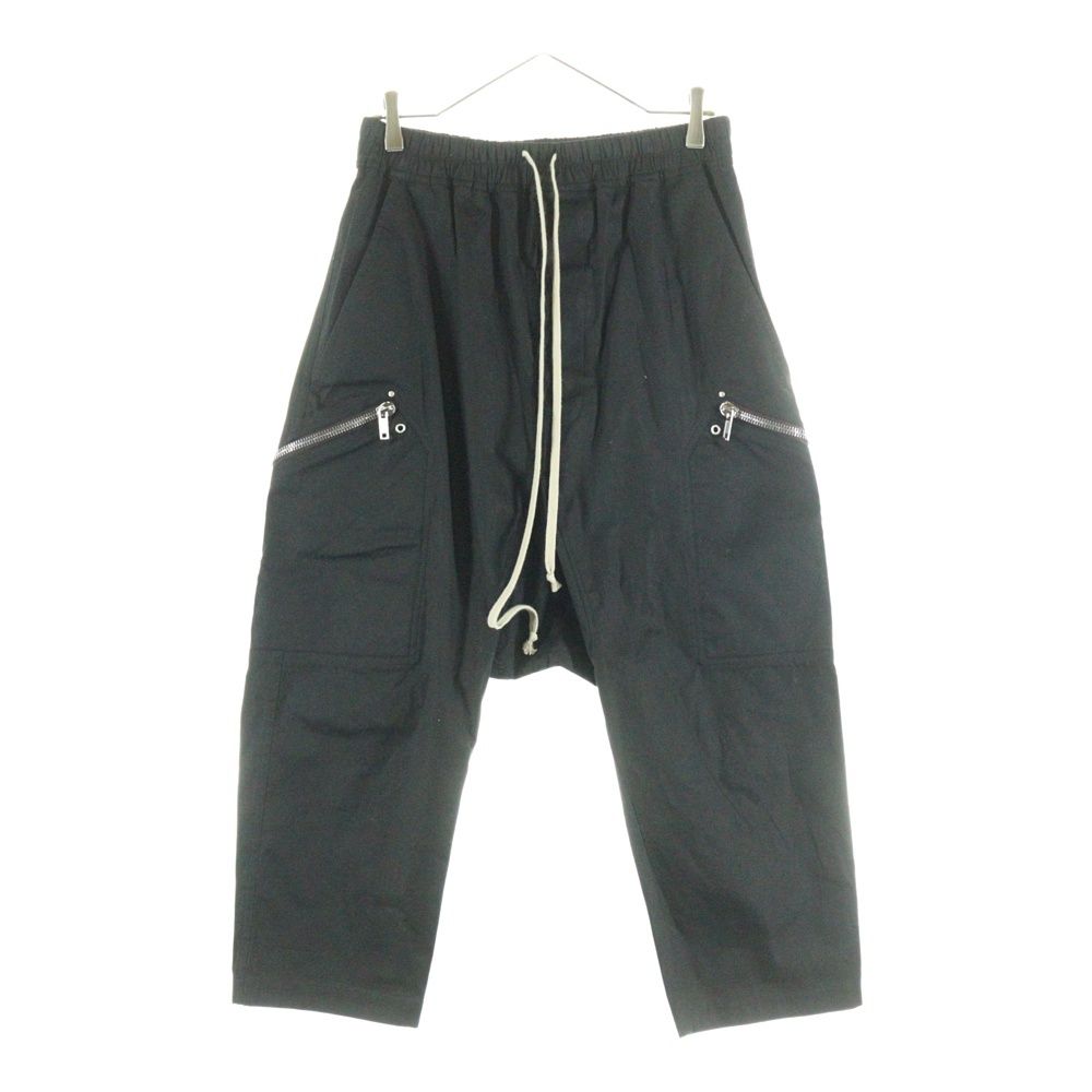 Rick Owens リックオウエンス 20AW PERFORMA CROPPED PANTS サイドジップ サルエル クロップドパンツ ブラック RU20F3385-TE