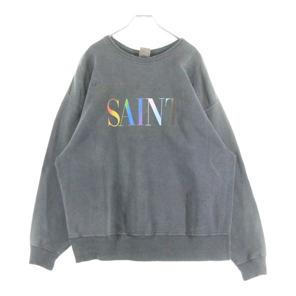 SAINT MICHAEL (セントマイケル) CREW SWEAT RAINBOW クルーネック