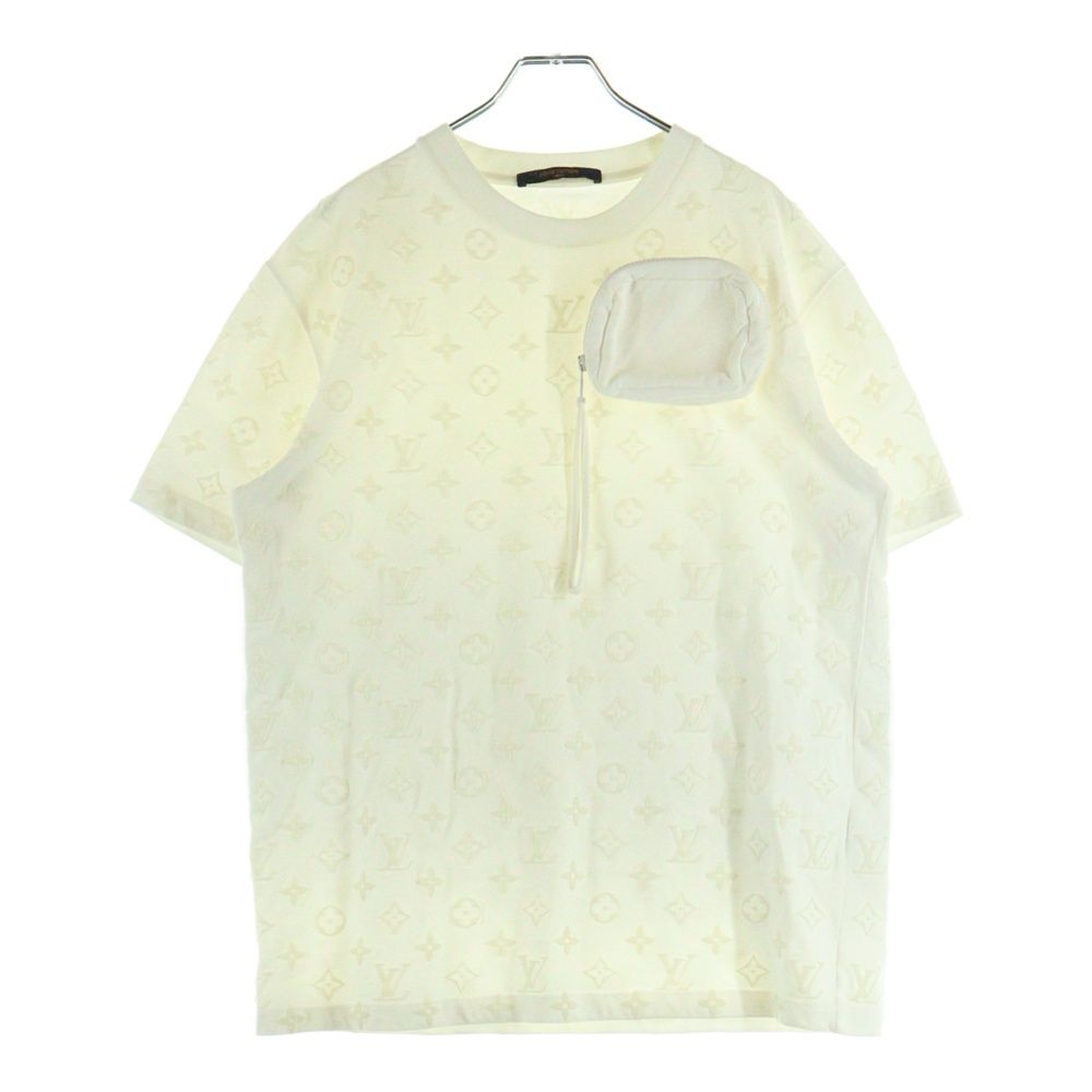LOUIS VUITTON ルイヴィトン 20SS モノグラムフックアンドループ半袖Tシャツ ホワイト RM201 JYH HIY74W