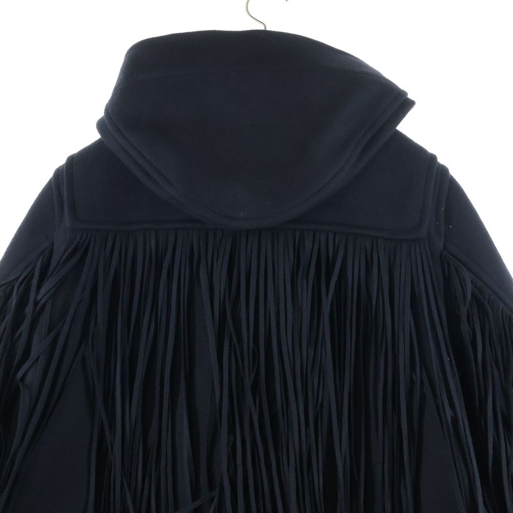 極美品✨doublet FRINGE DUFFEL COAT ダッフルコート 黒 doublet (ダブレット) 20AW FRINGE DUFFEL COAT フリンジ ダッフル