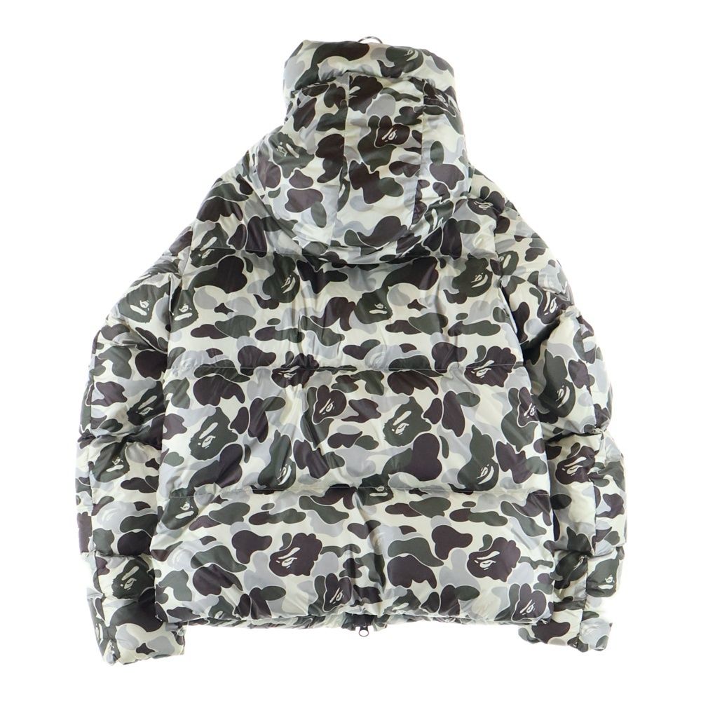 A BATHING APE アベイシングエイプ 23AW ×CANADA GOOSE ABC CAMO CROFTON PUFFER カナダグース 総柄 カモフラ フーデッド ダウンジャケット ブラウン カーキ 2252MBE