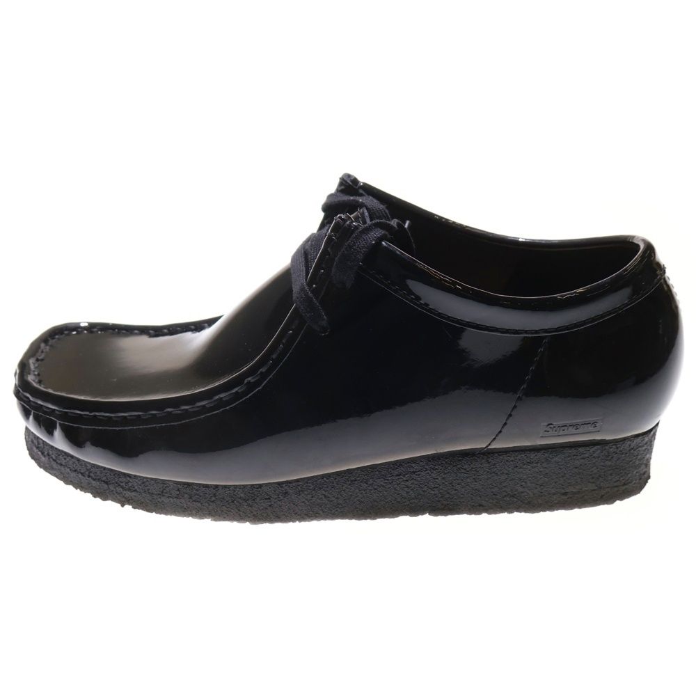 SUPREME シュプリーム 25SS ×CLARKS PATENT LEATHER WALLABEE クラークス パテントレザー ワラビー ローカットシューズ US8 26.0cm 61713195