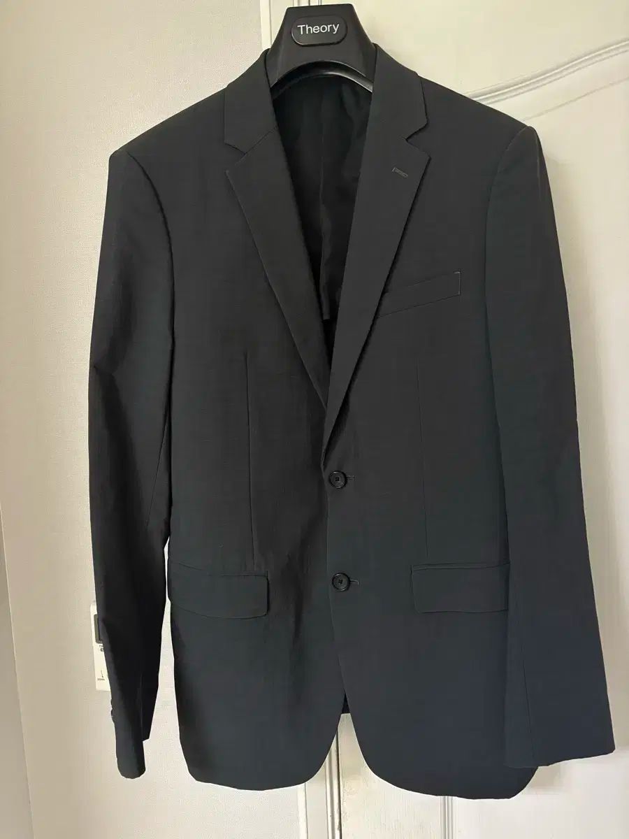 79万 Theory ウールブレーザー DARK チャコール
