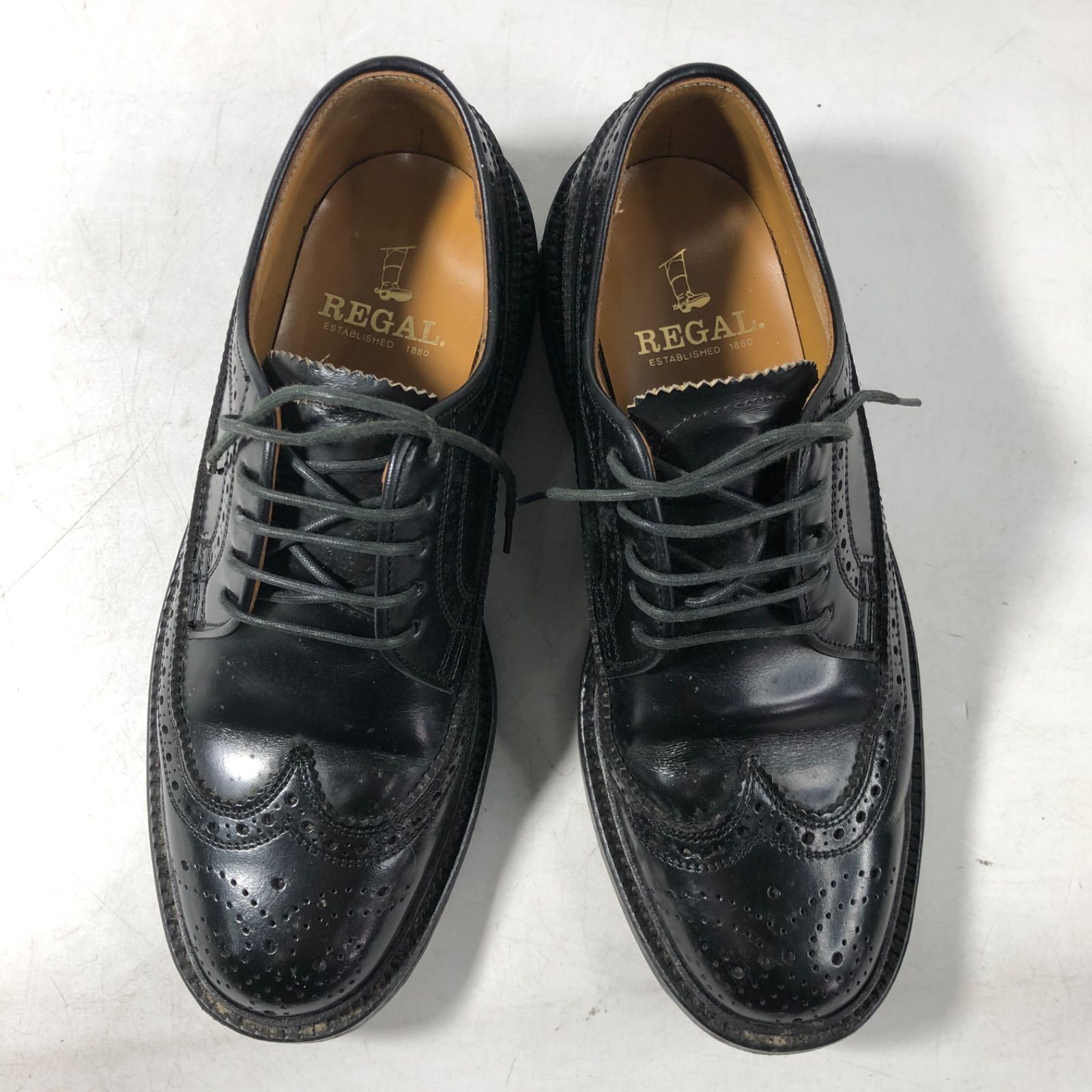 A1110-6-5 REGAR リーガル レディース レザーシューズ ウィングチップ