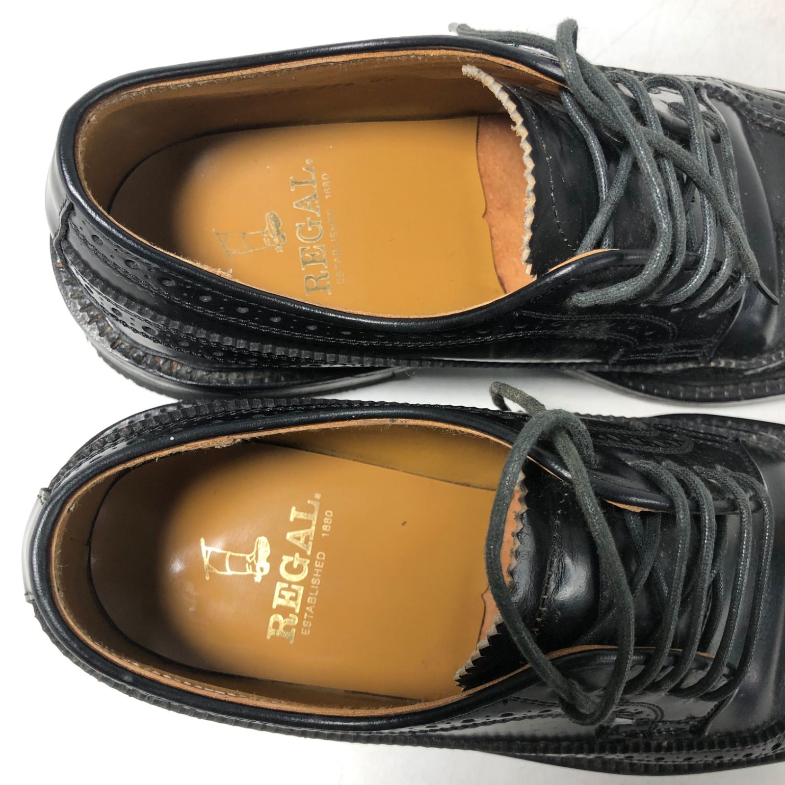 A1110-6-5 REGAR リーガル レディース レザーシューズ ウィングチップ