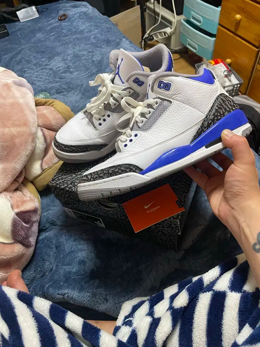 ジョーダン3 レーサーブルー 255