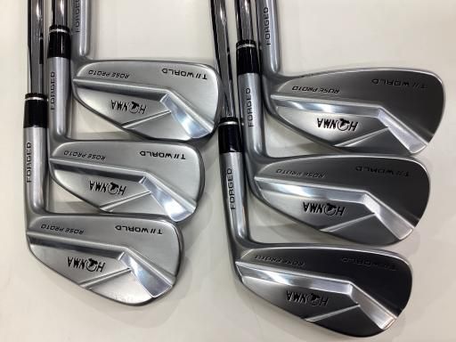 本間ゴルフ TOUR WORLD TW-MB ROSE PROTO 6 S アイアンセット IR 特注シャフト フレックスS メンズ 男性用 右利き 右用 Cランク ゴルフクラブ