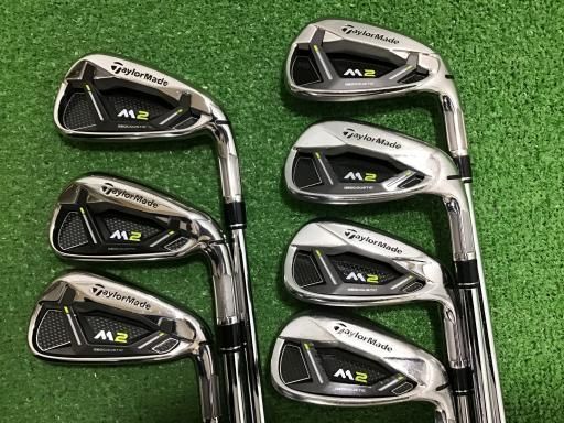 テーラーメイド M2 2017 8S アイアンセット IR RE-AX 90 STEEL JAPAN SPEC アイアン フレックスS メンズ 男性用 右利き 右用 Cランク ゴルフクラブ