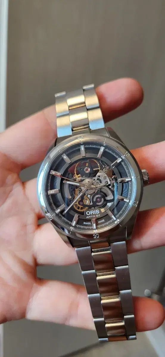 ORIS 新モデル スケルトン 時計 ミント級