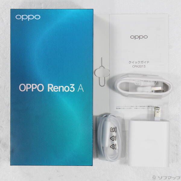 品〕 OPPO Reno3 A 128GB ブラック CPH2013BK SIMフリー【295】 【公式