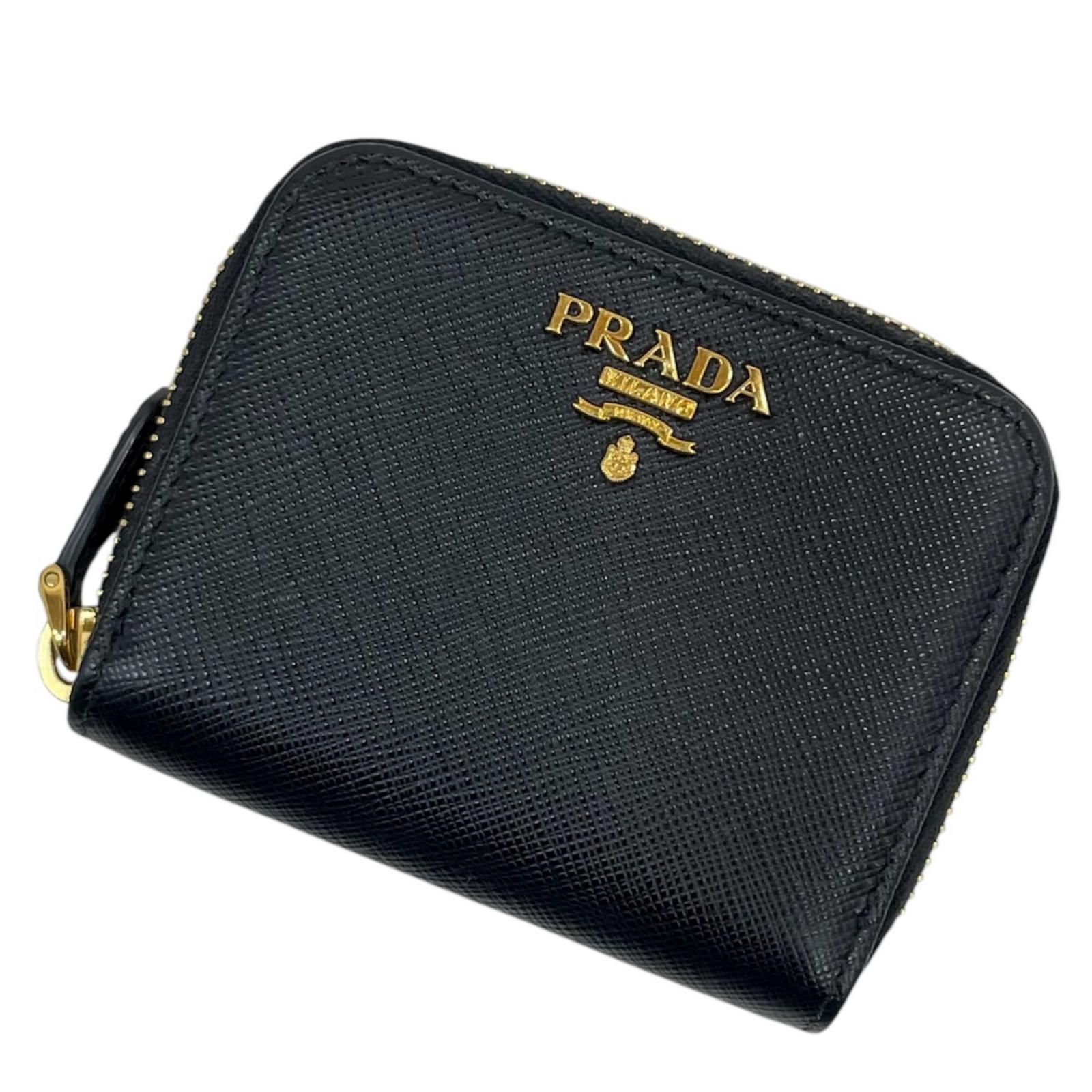 PRADA プラダ ラウンドファスナー コインケース 1MM268 ブラック 尾張小牧店