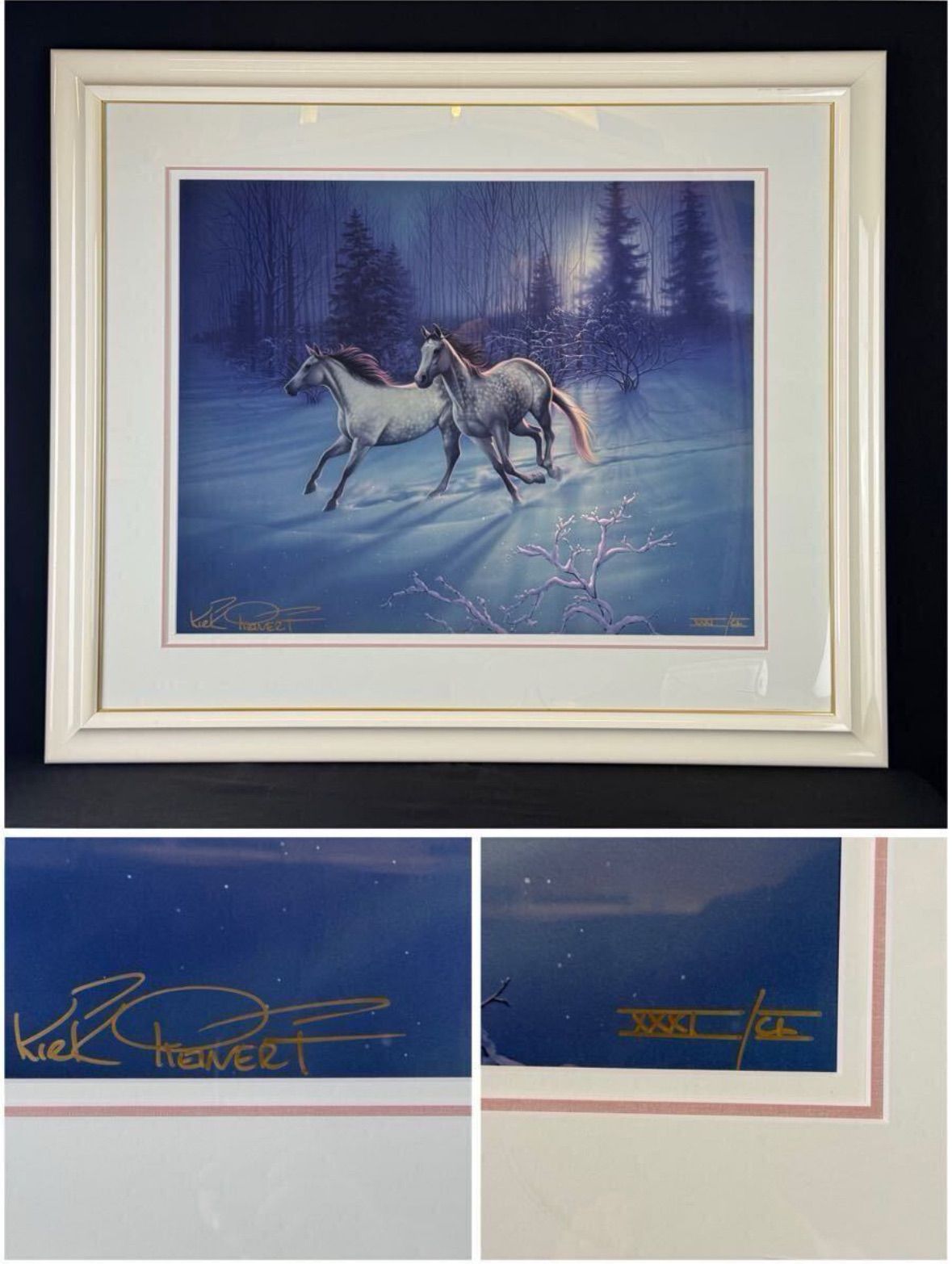 カーク・レイナート 「ウィンターモーニング」シバクローム 20号 証明