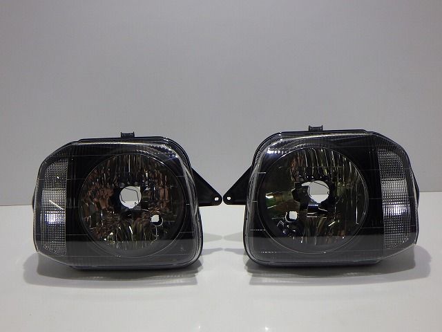 ★コーティング済★ジムニーJB23W 純正ハロゲン　　　左右ヘッドライトレベ無し ジムニー ヘッドライト左右 ハロゲン JB23W レベ無 100-32647 N 35120