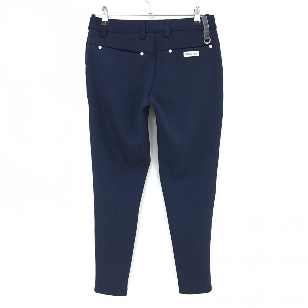 超 ブリーフィング パンツ ネイビー サイド立体ロゴ ストレッチ レディース XS ゴルフウェア BRIEFING