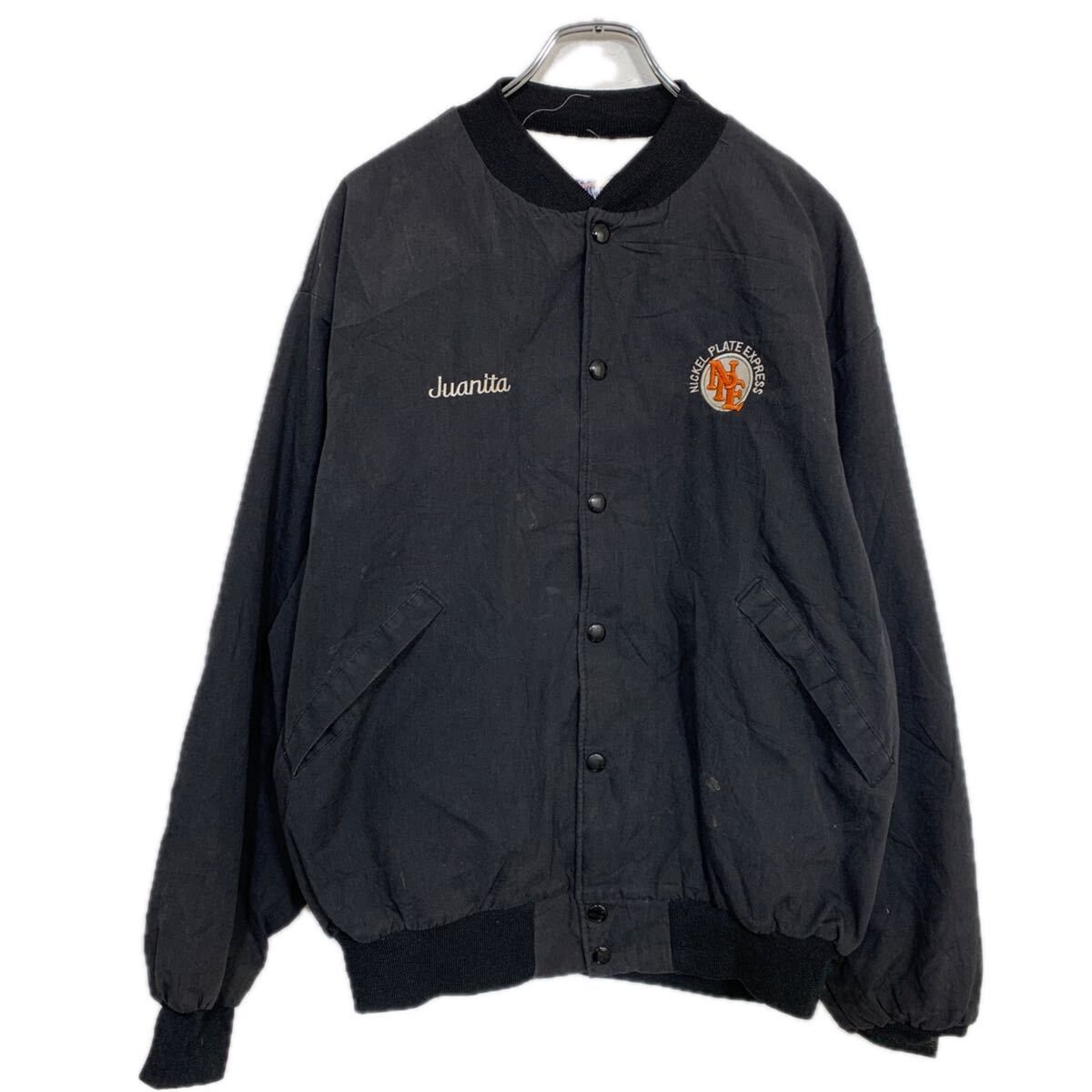 80～90's USA製 DUNBROOKE Authentic WORKWEAR スタジアムジャケット L