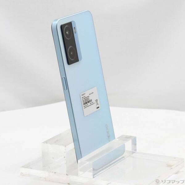 中古品〕 OPPO A77 128GB ブルー CPH2385 SIMフリー【348】 - メルカリ