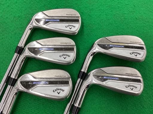 キャロウェイ PARADYM Ai SMOKE 5S レフティ アイアンセット IR NS PRO 950GH neo フレックスS メンズ 男性用 左利き レフティ 左用 Cランク ゴルフクラブ