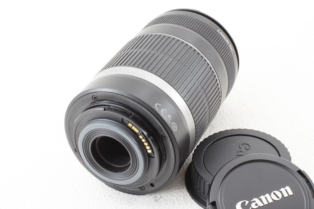 上品 Canon キヤノン EF-S 55-250mm F4-5.6 IS 望遠 ズーム レンズ