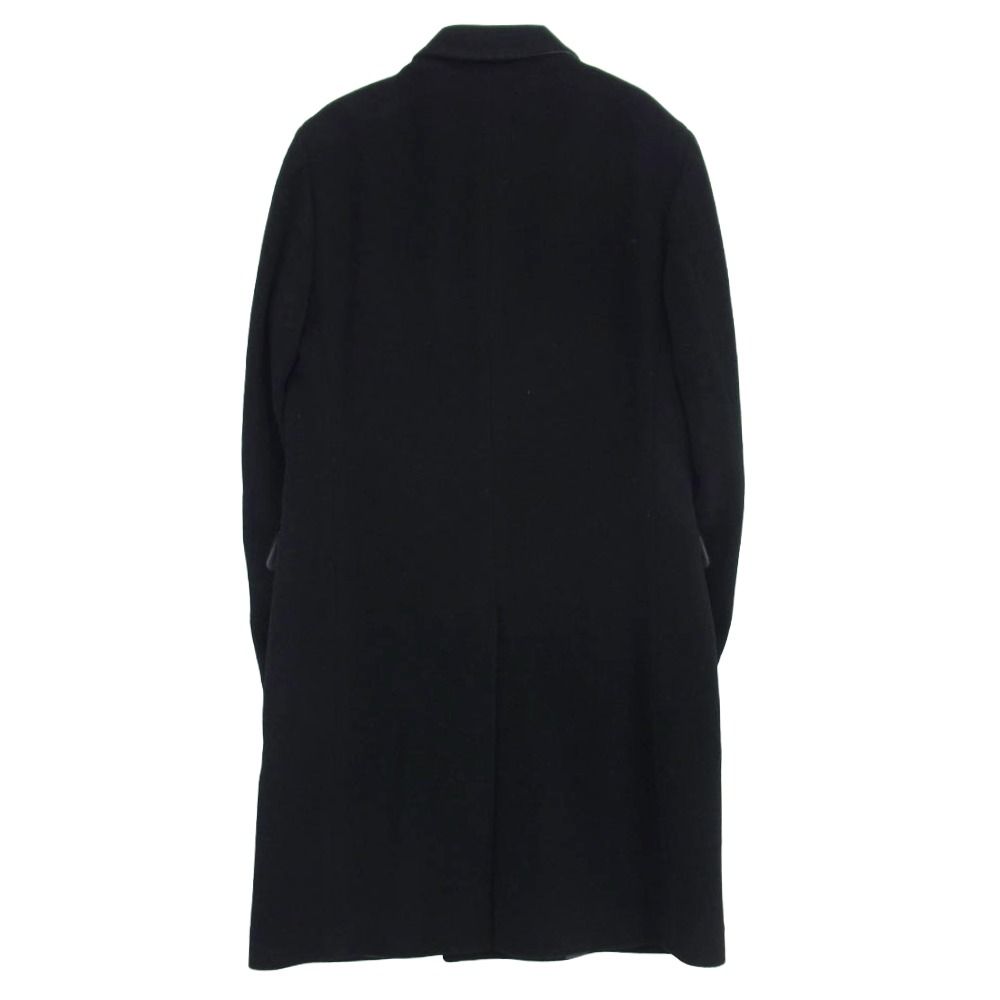 イーヴォ HEVO ダブル ロング コート ブラック系 46