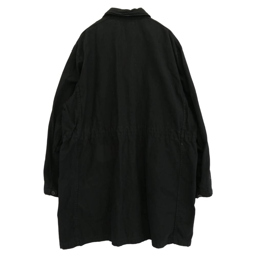 スウェーデン軍 SWEDISH ARMY C-56 後染め フィールドコート ブラック系 サイズ不明