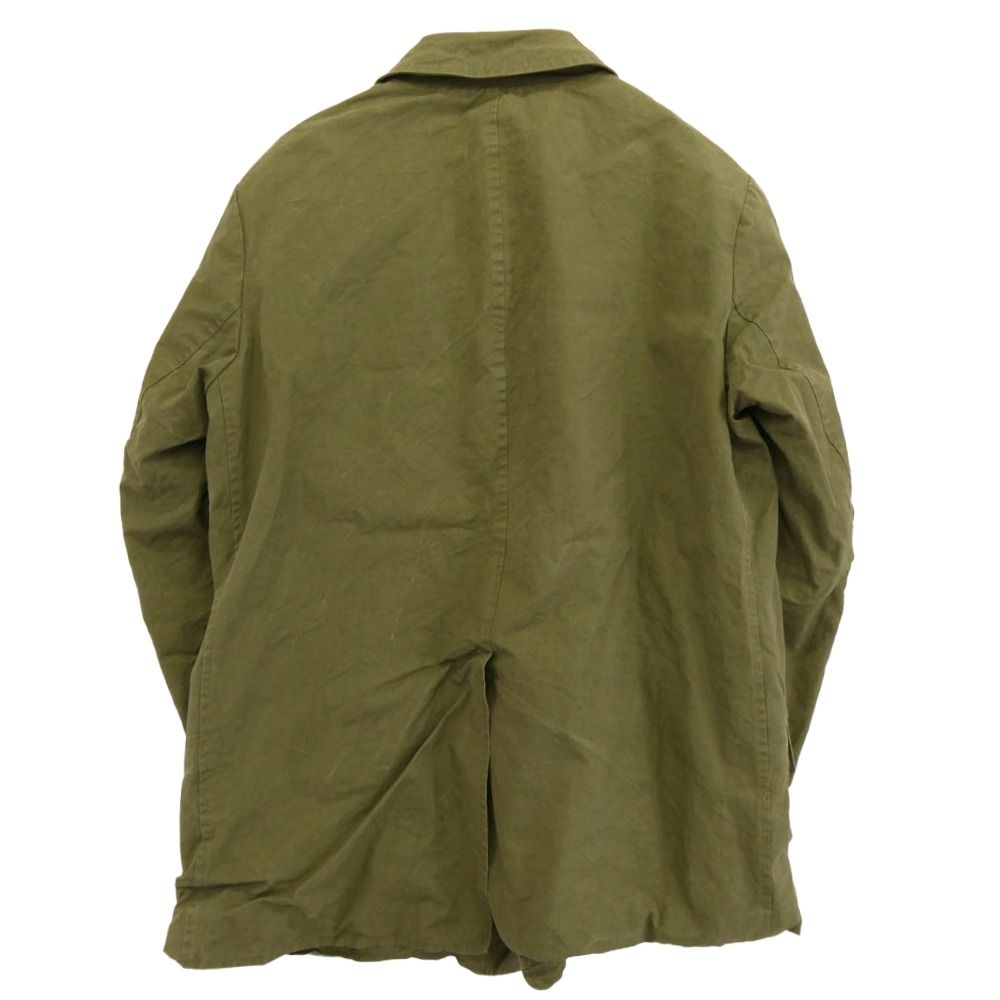 Paul Harnden ポールハーデン 英国製 Mac coat マックコート ベンタイルコットン ジャケット カーキ系 S