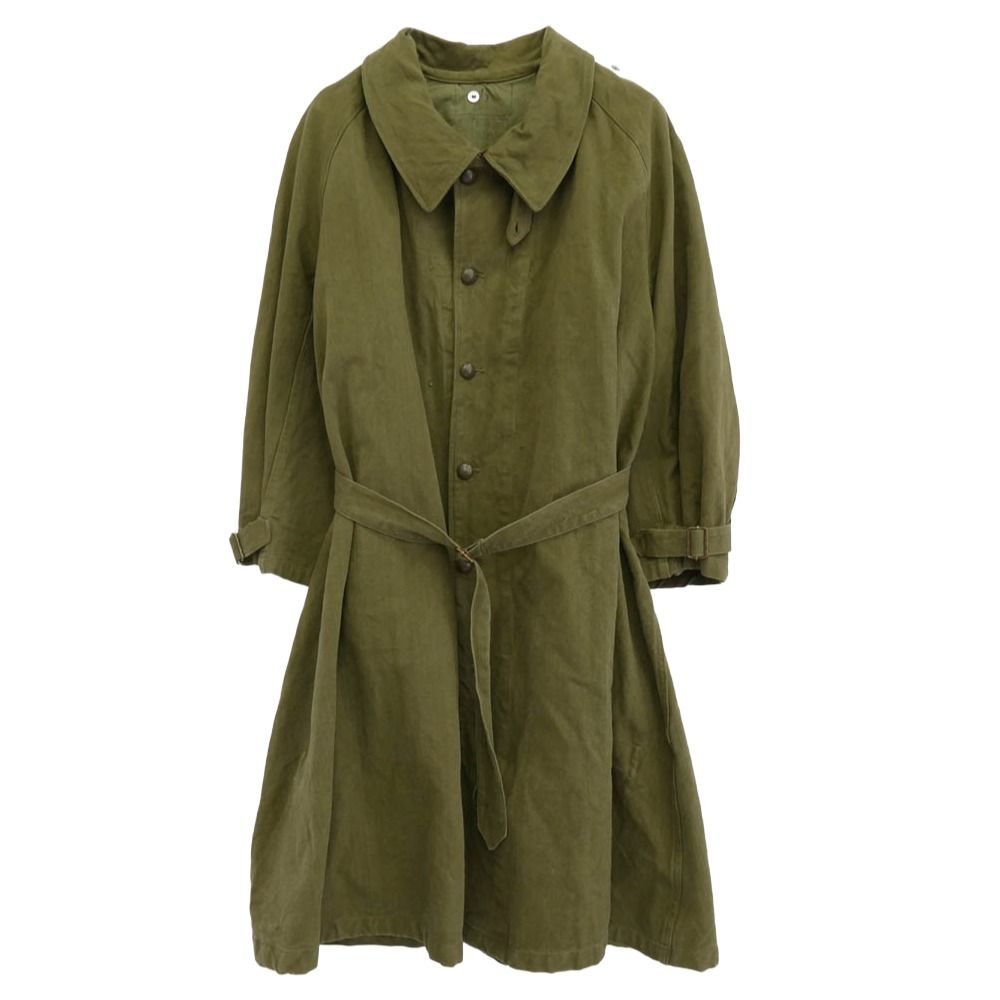 ヴィンテージ VINTAGE フランス軍 M-38 モーターサイクルコート モスグリーン系 サイズ不明