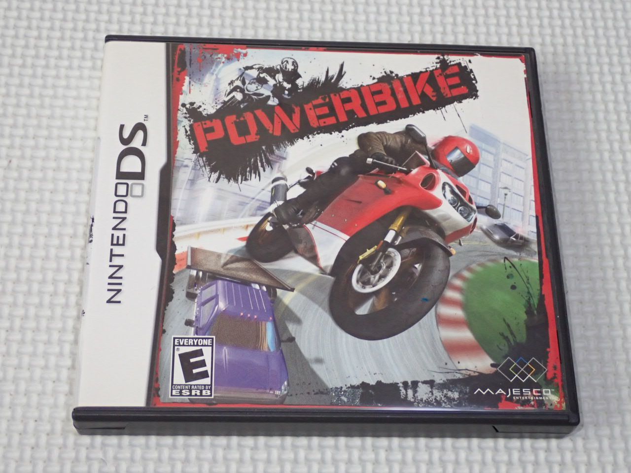 DS POWERBIKE 海外版 北米版 説明書付 ソフト付 動作 済