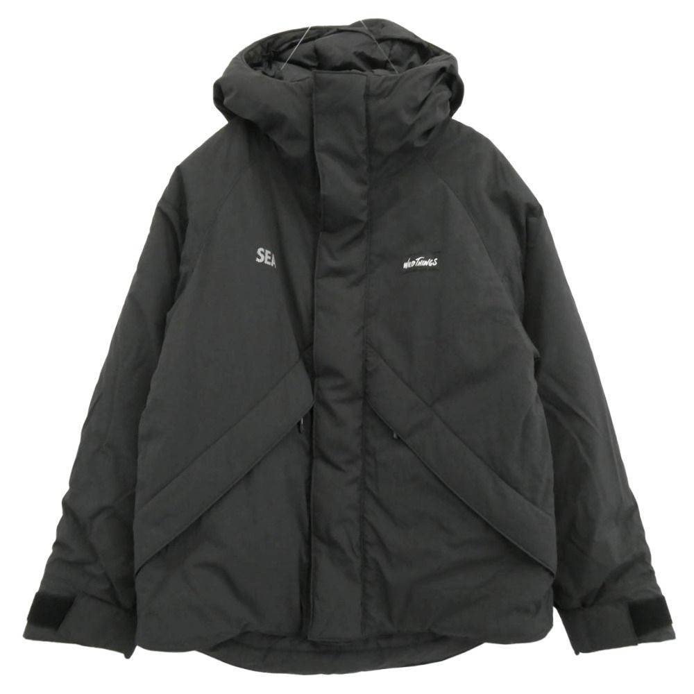 WIND AND SEA ウィンダンシー × WILD THINGS WDS Denari Jacket ワイルドシングス デナリ ジャケット 中綿ジャケット ブラック系 S