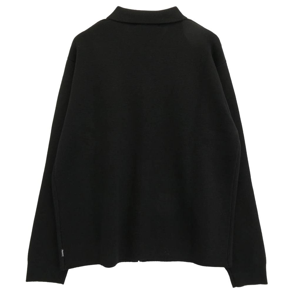シュプリーム ジップアップニット Supreme シュプリーム 25AW Stripe zip up polo sweater ストライプ