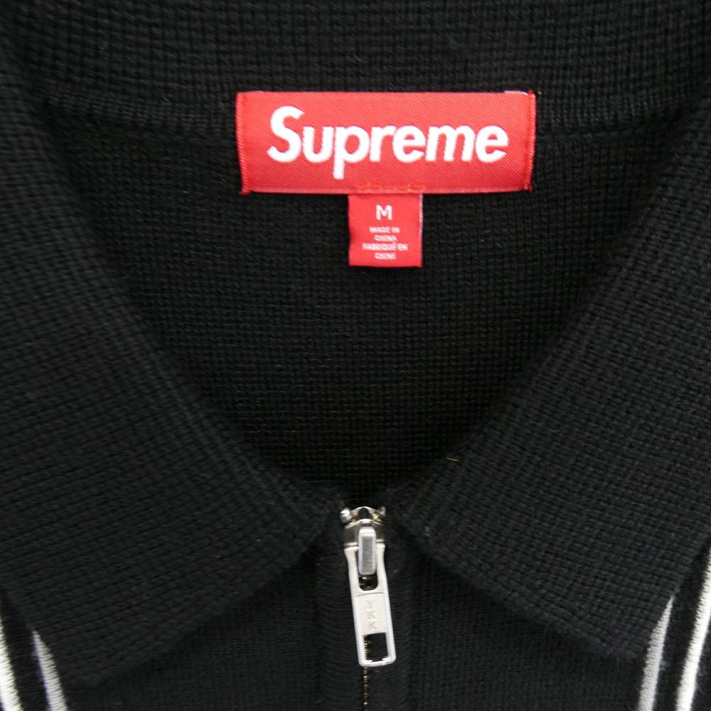 Supreme シュプリーム 25AW Stripe zip up polo sweater ストライプ