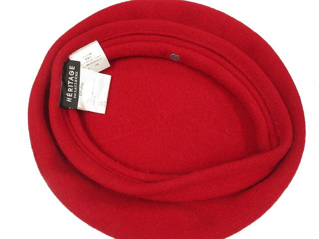 HÉRITAGE par LAULHERÉ ベレー帽 HERITAGE par LAULHÈRE ロレール ベレー帽 FUDGE Laulhere Heritage