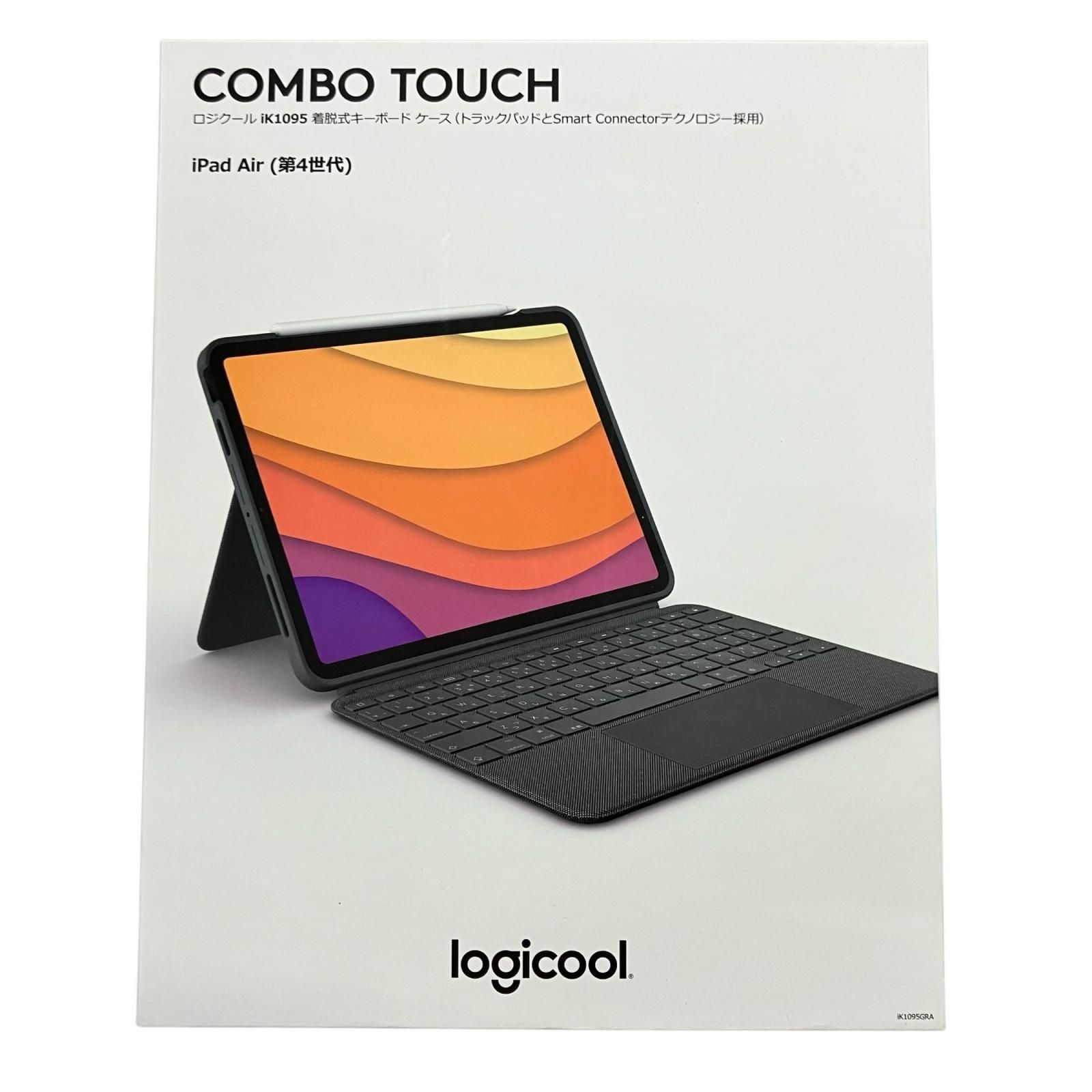Logicool Combo Touch iPad Air 4世代 ケース グレー - メルカリ