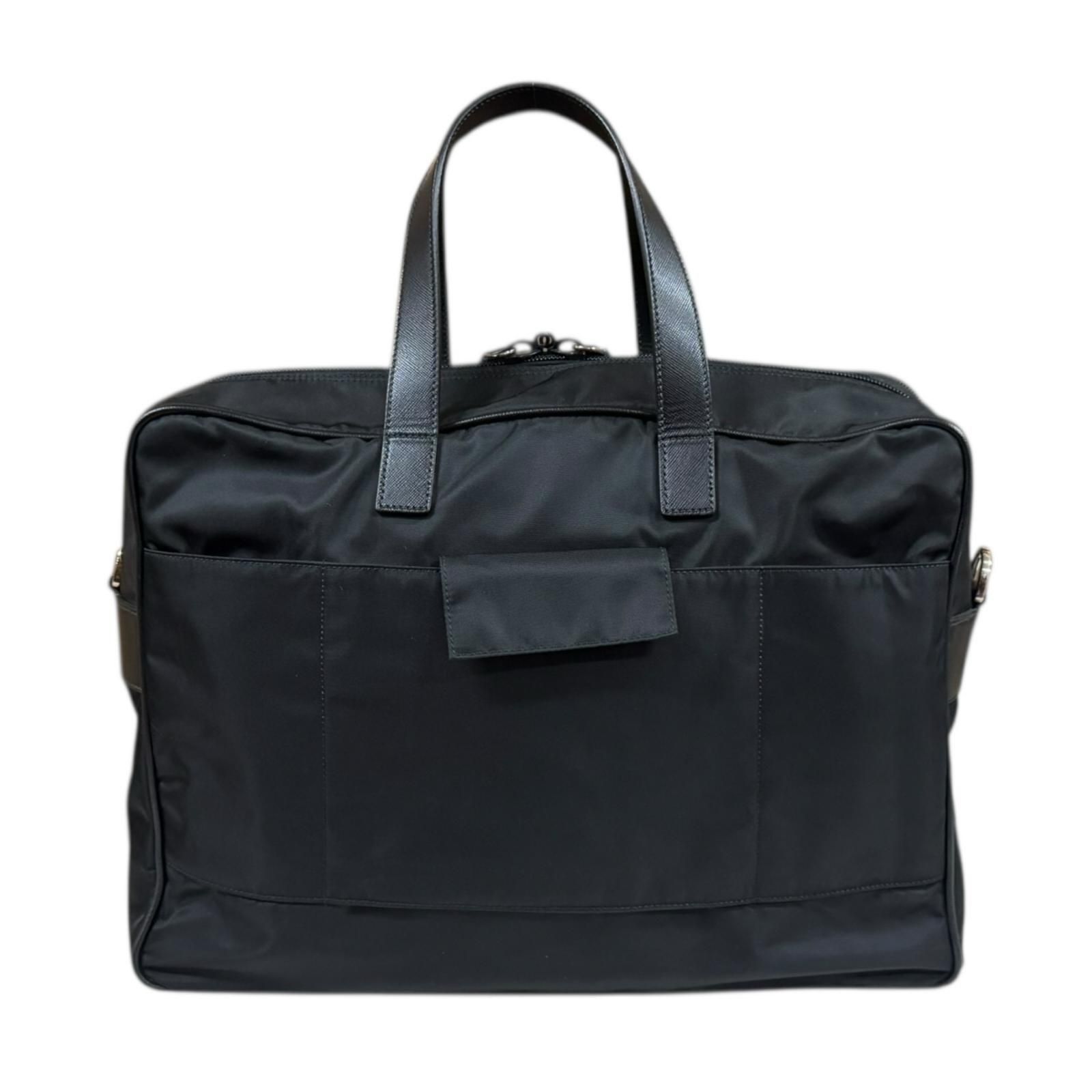 プラダ ビジネスバッグ ナイロン ブラック レディース PRADA 中古