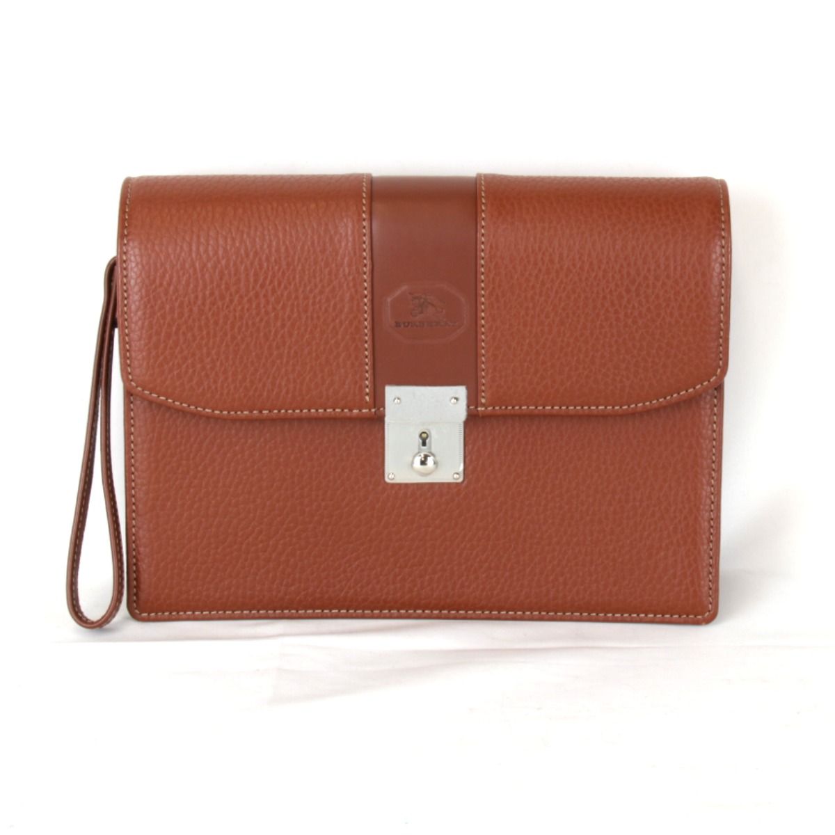 バーバリー セカンドバッグ レザー ブラウン