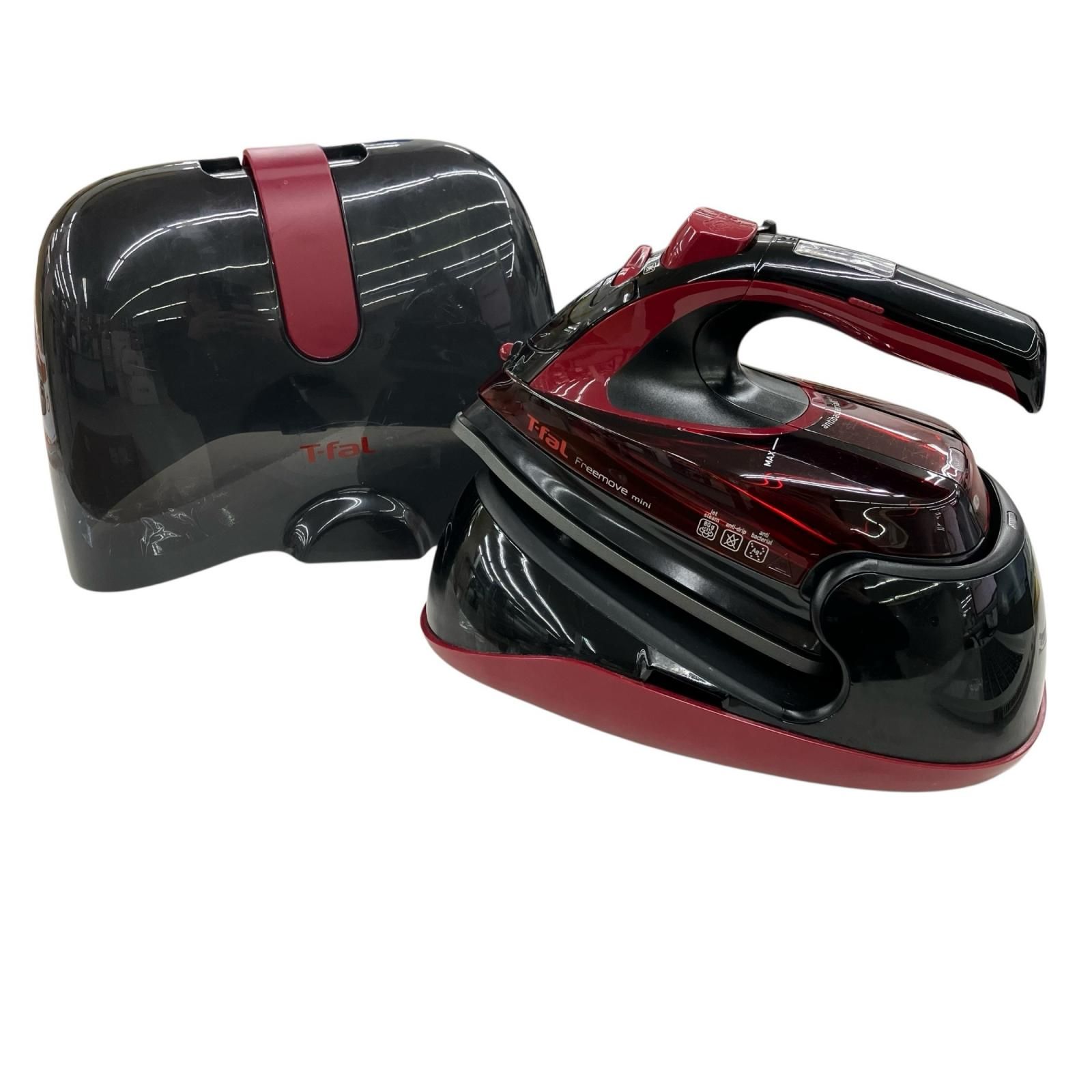 186000 現状品 T-fal ティファール スチームアイロン FV5020JO  赤/黒 [1000023061827] 186000 現状品 T-fal ティファール スチームアイロン FV5020JO 赤/黒
