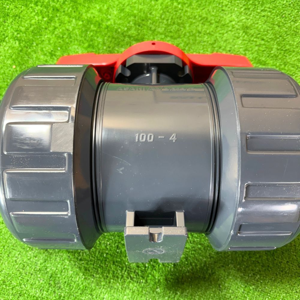  ASAHI AV ボールバルブ 21型 TSソケット 100 A U-PVC EPDM 最高1.0 MPa アウトレット 継手 ソケット コック エアーツール
