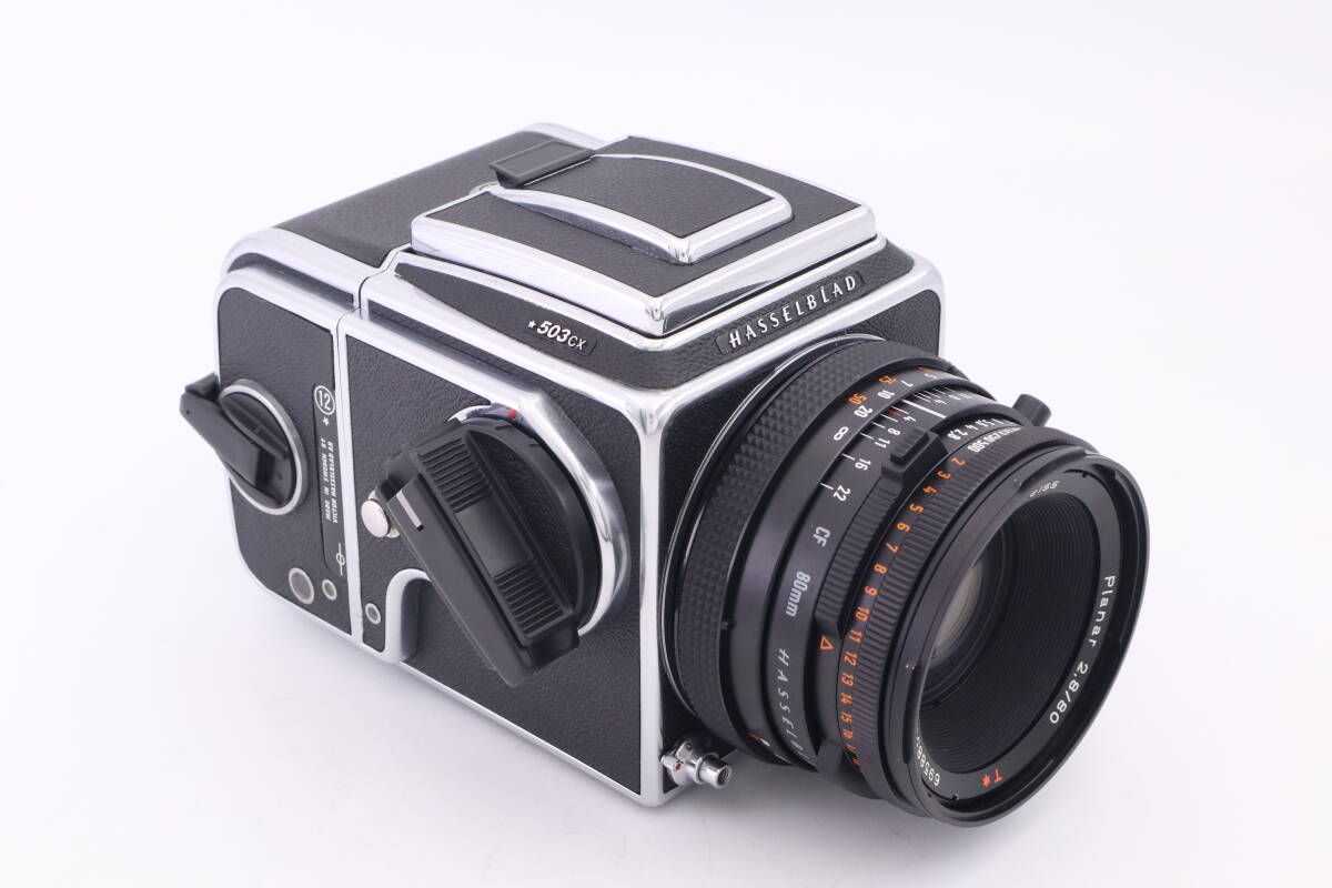 フィルムカメラ Hasselblad 503CX Carl Zeiss 80mm/F2.8 CF Hasselblad 503CX / Planar 80mm F2.8 CF 120 フィルムバック
