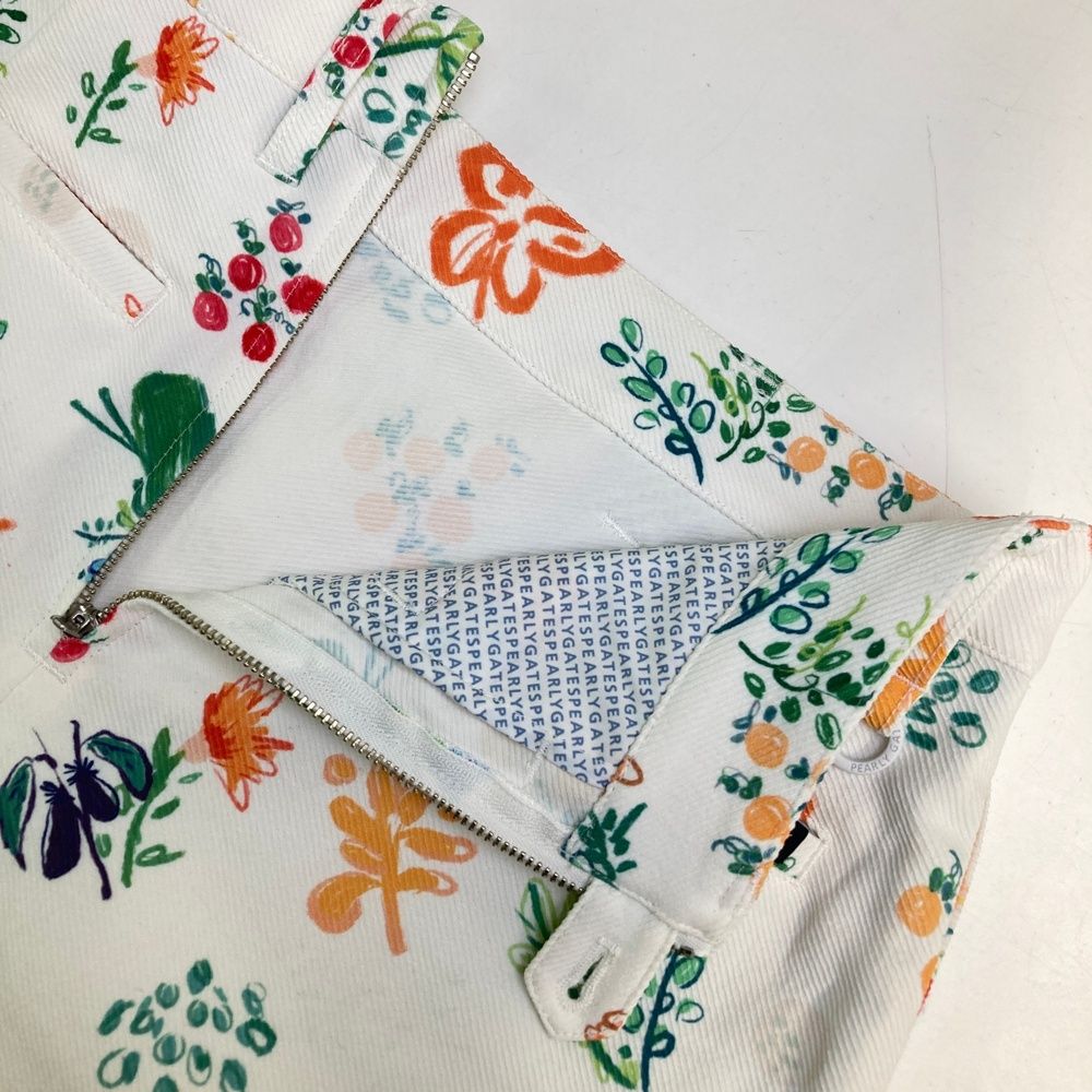 総柄 ホワイト系