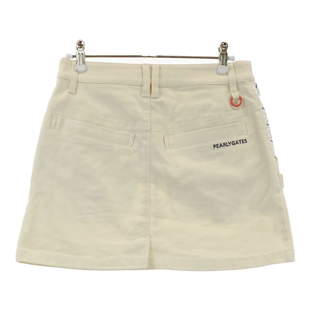 サイズ 0 PEARLY GATES パーリーゲイツ モデル ストレッチスカート イエロー系 ゴルフウェア レディース ストスト