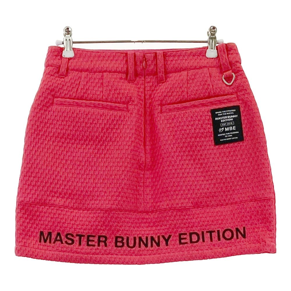 サイズ 0 MASTER BUNNY EDITION マスターバニーエディション モデル スカート 総柄 レッド系 ゴルフウェア レディース ストスト